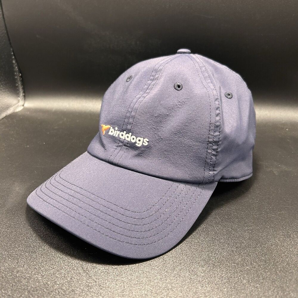 Birddogs Tech Hat Men's Adjustable Solid Navy Blue Cap